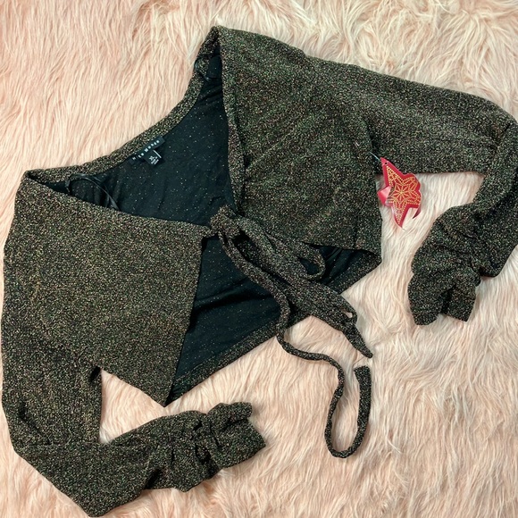 Cropped sparkle cardigan - Picture 1 of 8